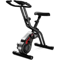 Robore Vélo d'appartement pliable 3-en-1 CBX10 – Système de freinage magnétique à 8 niveaux, fonctionnement silencieux (20 dB), positions assise, allongée et entraînement des bras, écran LCD