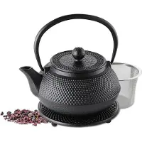 Weis Théière en fonte 0,7 litre avec soucoupe 17942 (0.70 l)