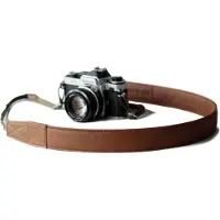 Compagnon Le strap bold (Ceinture cervicale, Sangle d'épaule), Sangle pour appareil photo, Marron