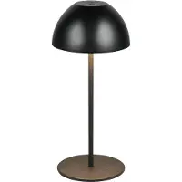 RL LIVE YOUR LIGHT Lampe de table LED d'extérieur, noir, alimentation par batterie, variateur tactile, H 20 cm