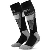Cep Ski Merino Socks Tall 3.0, chaussettes de ski, hommes, gris