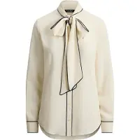 Ralph Lauren Chemisier 'FREDELLA' ivoire / bleu marine