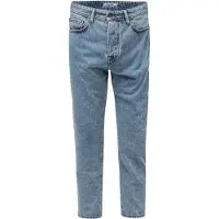 Salsa Jeans 21010834 Cropped Tapered Fit Jeans Bleu 33 / 28 Homme