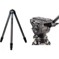 Leofoto Trépied en fibre de carbone Ranger LS-323C avec rotule vidéo BV-10