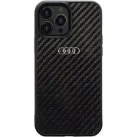Audi Carbon Fiber Iphone 14 Pro 6.1 Autpupcip14pr8d2bk Phone Case Clair
