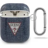 GUESS Guaca2Tpujuldb Airpods 1/2 Covergranatowy/Dark Blue Jeans Collection