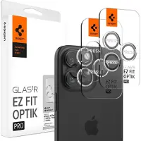 Spigen GLAStR Optik Camera Lens Protector - protection de l'îlot photo (lot de 2) pour Apple iPhone 15 Pro / 15 Pro Max