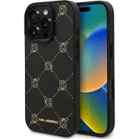Karl Lagerfeld KLHMP16XPGKHPHK iPhone 16 Pro Max 6.9" czarny/black Magsafe Karl Head (Apple iPhone 16 Pro Max), Coque pour téléphone portable, Noir