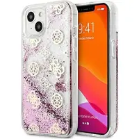 GUESS Paillettes liquides (Apple iPhone 13 mini), Coque pour téléphone portable, Pink