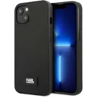 Karl Lagerfeld Klhcp13ssfmp2k Iphone 13 Mini 5.4 Saffiano Plaque Phone Case Clair