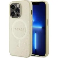 GUESS Guhmp15xpsahmcb Iphone 15 Pro Max 6.7 Saffiano Phone Case Clair