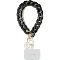GUESS GUOUCBMC4MK Universal Big Hand Strap czarny/black Acrylic 4G Charm, Téléphone portable : accessoires, Noir