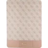 GUESS GUFCP12PS4SGP iPad Pro 12.9" ró?owy/pink 4G Stripe Allover (Apple iPad mini 2021, Apple iPad Pro 12.9 2020), Étui pour tablette, Rose, Pink