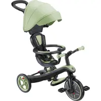 Globber Explorer Tike 4 en 1, Garçon/fille, Entraînement roue avant, Position droite, Enfants, Roues fixes, Vert