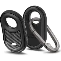 Spigen Rugged Armor Conu pour Samsung Galaxy SmartTag 2 Case Porte-cls Smart Tag 2 Case [1 Pack] (2023) - Noir mat