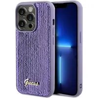 GUESS Guhcp14xpsfdgsu Iphone 14 Pro Max 6.7 Fioletowy Sequin Phone Case Clair