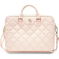 GUESS PU Grained 4G Metal Logo Computer Bag 15/16 - rose (16"), Sac pour notebook, Pink