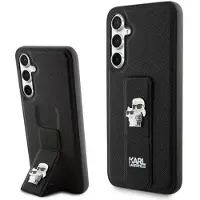 Karl Lagerfeld Klhcs23fegsakcpk S23 Fe S711 Gripstand Saffiano Karl&choupette Pins Phone Case Clair
