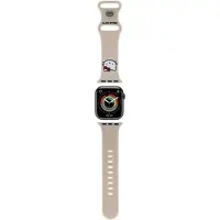 Hello Kitty Pasek Hkawmschble Apple Watch 38/40/41Mm Beowy/Beige Strap Silicone Kitty Head