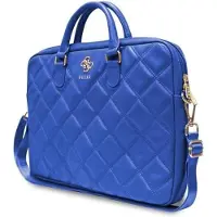 GUESS Torba GUCB15ZPSQSSGB 16" niebieski/bleu matelassé 4G (16"), Sac pour notebook, Bleu