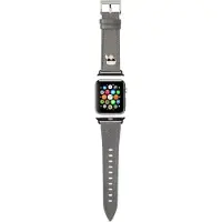 Karl Lagerfeld Têtes de Karl (38 mm, 40 mm, 41 mm, Safran), Sangles de montre, Argent