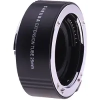 Caruba Tube d'extension 25mm Sony Chrome (Adaptateur macro), Convertisseur d'objectif, Noir