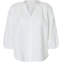 Selected Chemisier 'SLFCleo-Alberta' blanc