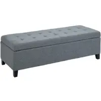 OKWISH Lit Coffre 140x200 cm - Lit Double Rembourré avec Rangement, Éclairage de Nuit et Ports USB Type-C, en Velours, Gris Clair