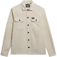 Superdry 2 Pocket Overshirt Beige S Homme
