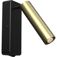 Eko-Light Applique murale Santi 1xG9 noir/or