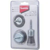 Makita D-66070 Jeu de brosses rondes 3 pces acier