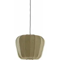 Light & Living Lampe pendante Japandi Zubedo Ø 49,5cm - vert olive