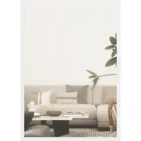 HOMCOM Miroir mural rectangulaire dim. 40L x 60H cm cadre bois blanc