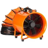 DUOKU Ventilateur Portable--367 W-Ventilateur Cylindrique Robuste avec Tuyau de 5 m-2574 CFM pour la Poussière