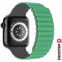 Swissten - Wave Magnetic Apple Watch 38-41mm (vert/gris)