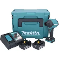 Makita DAS180RFJ Souffleur à poussière sans fil 18V Brushless + 2x Batteries 3,0Ah + Chargeur + Coffret Makpac