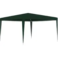 Syfax Tente de réception professionnelle 4x4 m Vert 90 g/m²