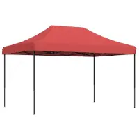 Syfax Tente de réception pliable escamotable bordeaux 440x292x315 cm