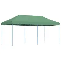 Syfax Tente de réception pliable escamotable vert 580x292x315 cm