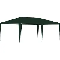 Syfax Tente de réception professionnelle 4x6 m Vert 90 g/m²