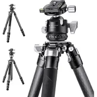 K&F Concept Concept Heavy Duty Tripod X284C2 Carbon 157cm (Carbone), Trépied, Noir