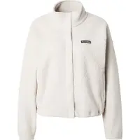 Columbia Jasper Ridge Pebbled Snap Full Zip Fleece Blanc M Femme