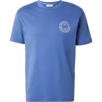 Gant pour homme. 2003402 T-shirt graphique bleu (M), Casuel, Coton, Manche courte