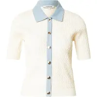 Morgan's Pomade Cardigan ivoire / bleu ciel