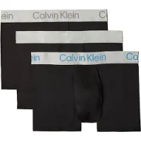 Calvin Klein Lv00nb4269 Boxers 3 Units Noir XL Homme