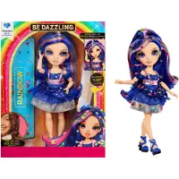 Rainbow High Rainbow High, poupée Genevieve Bleue (bleue), collection "Be Dazzling"