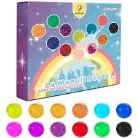 La Manuli Perles d'eau - 1800 pièces, set créatif pour enfants, perles colorées + boîte élégante