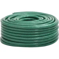The Living Store Tuyau d'arrosage vert 1,3" 100 m PVC
