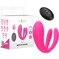 Intense Julia - vibromasseur point G et clitoris - silicone rose
