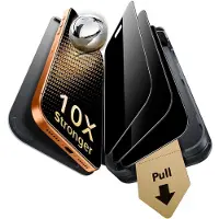 ESR Corning UltraFit Privacy (3 pcs, Apple iPhone 17 Pro), Téléphone portable : film de protection, Noir